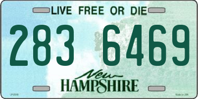 NH license plate 2836469
