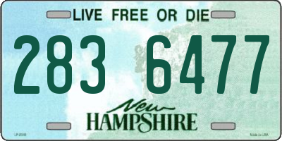 NH license plate 2836477