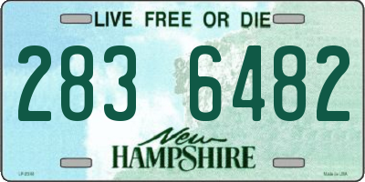 NH license plate 2836482
