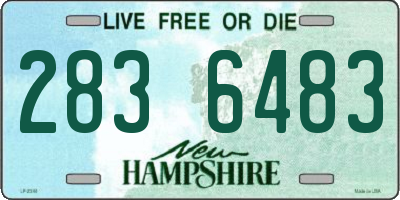 NH license plate 2836483