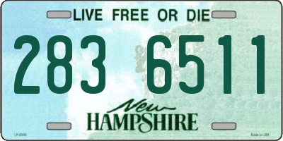 NH license plate 2836511