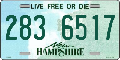 NH license plate 2836517