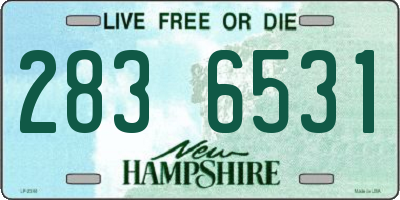 NH license plate 2836531