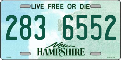 NH license plate 2836552