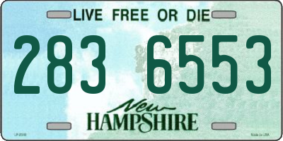 NH license plate 2836553