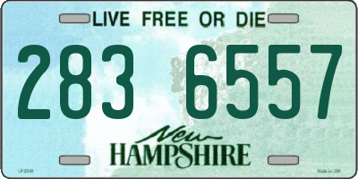 NH license plate 2836557