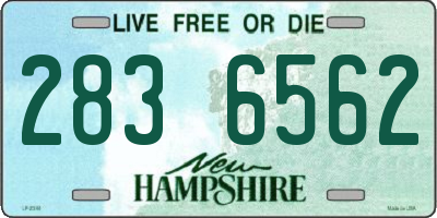 NH license plate 2836562