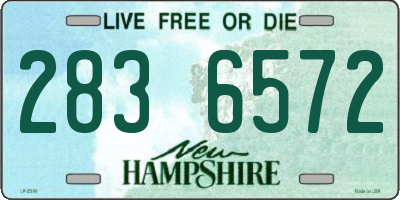 NH license plate 2836572