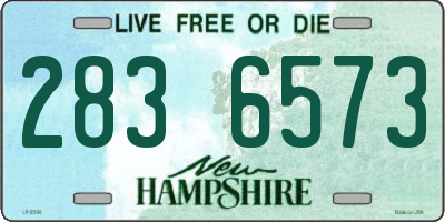 NH license plate 2836573