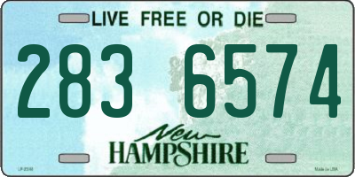 NH license plate 2836574