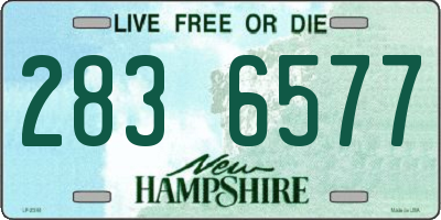 NH license plate 2836577
