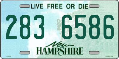 NH license plate 2836586