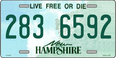 NH license plate 2836592