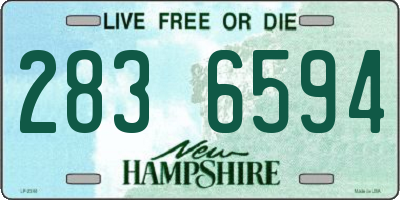 NH license plate 2836594