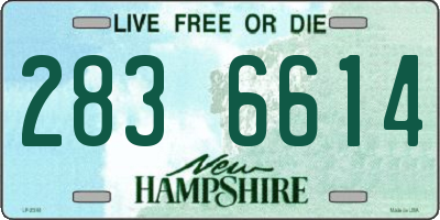 NH license plate 2836614