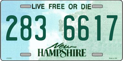 NH license plate 2836617
