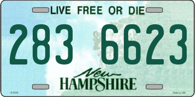 NH license plate 2836623