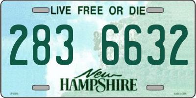 NH license plate 2836632