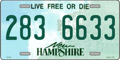 NH license plate 2836633