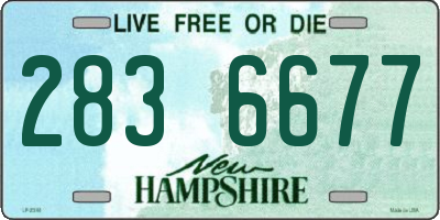 NH license plate 2836677