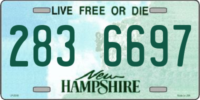 NH license plate 2836697