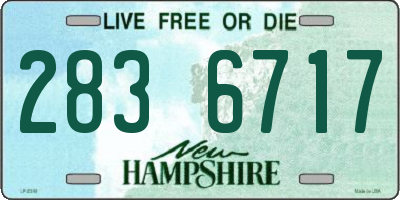 NH license plate 2836717