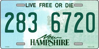 NH license plate 2836720