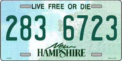 NH license plate 2836723