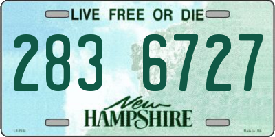 NH license plate 2836727