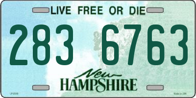 NH license plate 2836763
