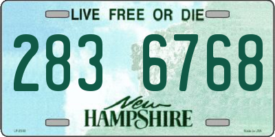 NH license plate 2836768
