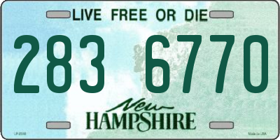 NH license plate 2836770