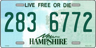 NH license plate 2836772