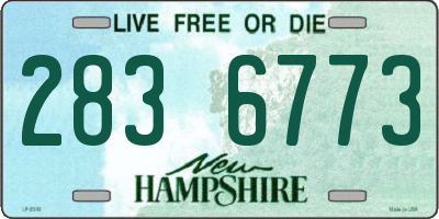 NH license plate 2836773