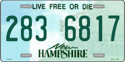 NH license plate 2836817