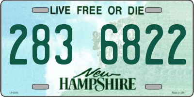 NH license plate 2836822