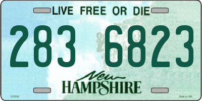 NH license plate 2836823