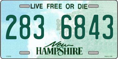 NH license plate 2836843