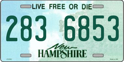 NH license plate 2836853