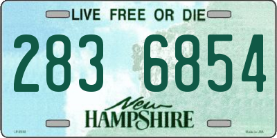 NH license plate 2836854
