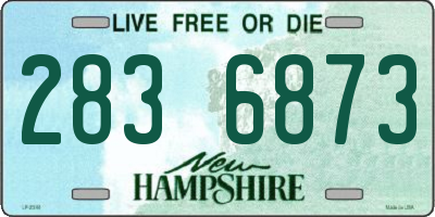 NH license plate 2836873