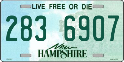 NH license plate 2836907