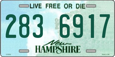 NH license plate 2836917