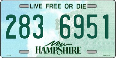 NH license plate 2836951