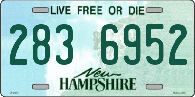 NH license plate 2836952