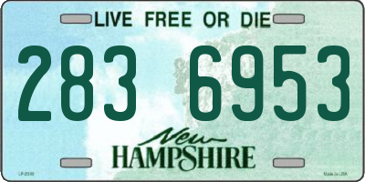 NH license plate 2836953