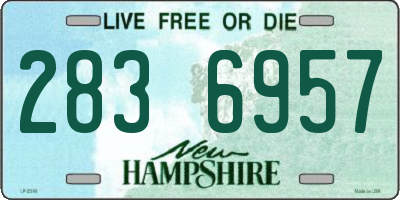 NH license plate 2836957