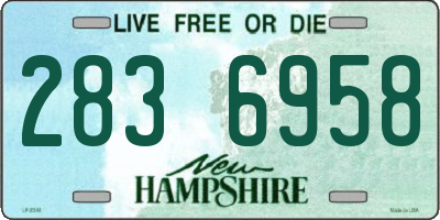 NH license plate 2836958