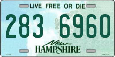 NH license plate 2836960