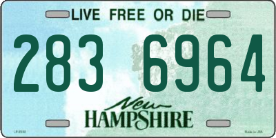NH license plate 2836964